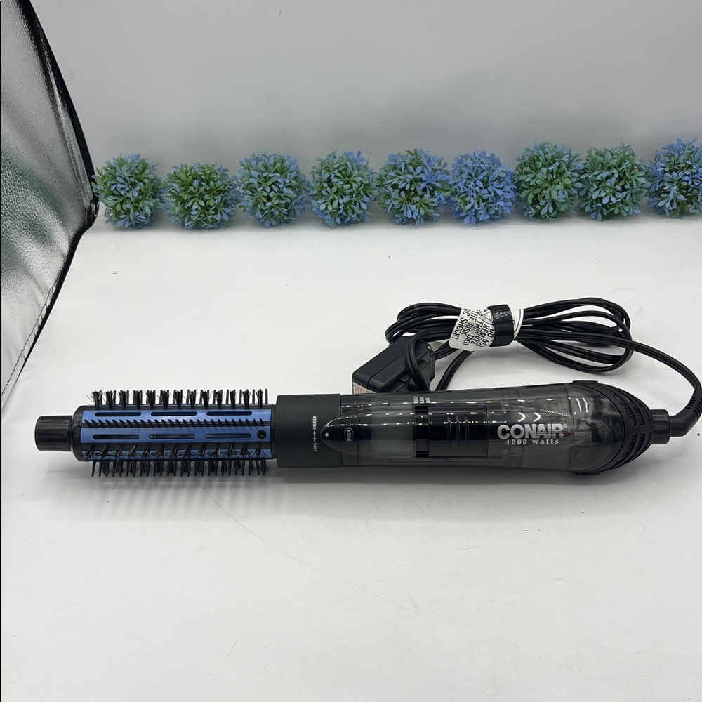 Conair Hot Air Curling Brush Tourmaline Ceramic 1000 Watts 1.5" Barrell Tested